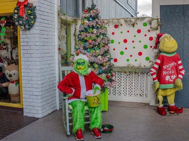 An image of the Grinch for Christmas in Los Angeles.