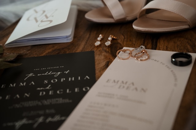 An image of wedding invitations, one of the best work from home jobs out there.