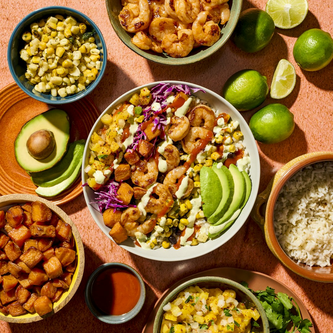 An image of the new Rainbow Bowl at Rubio's.