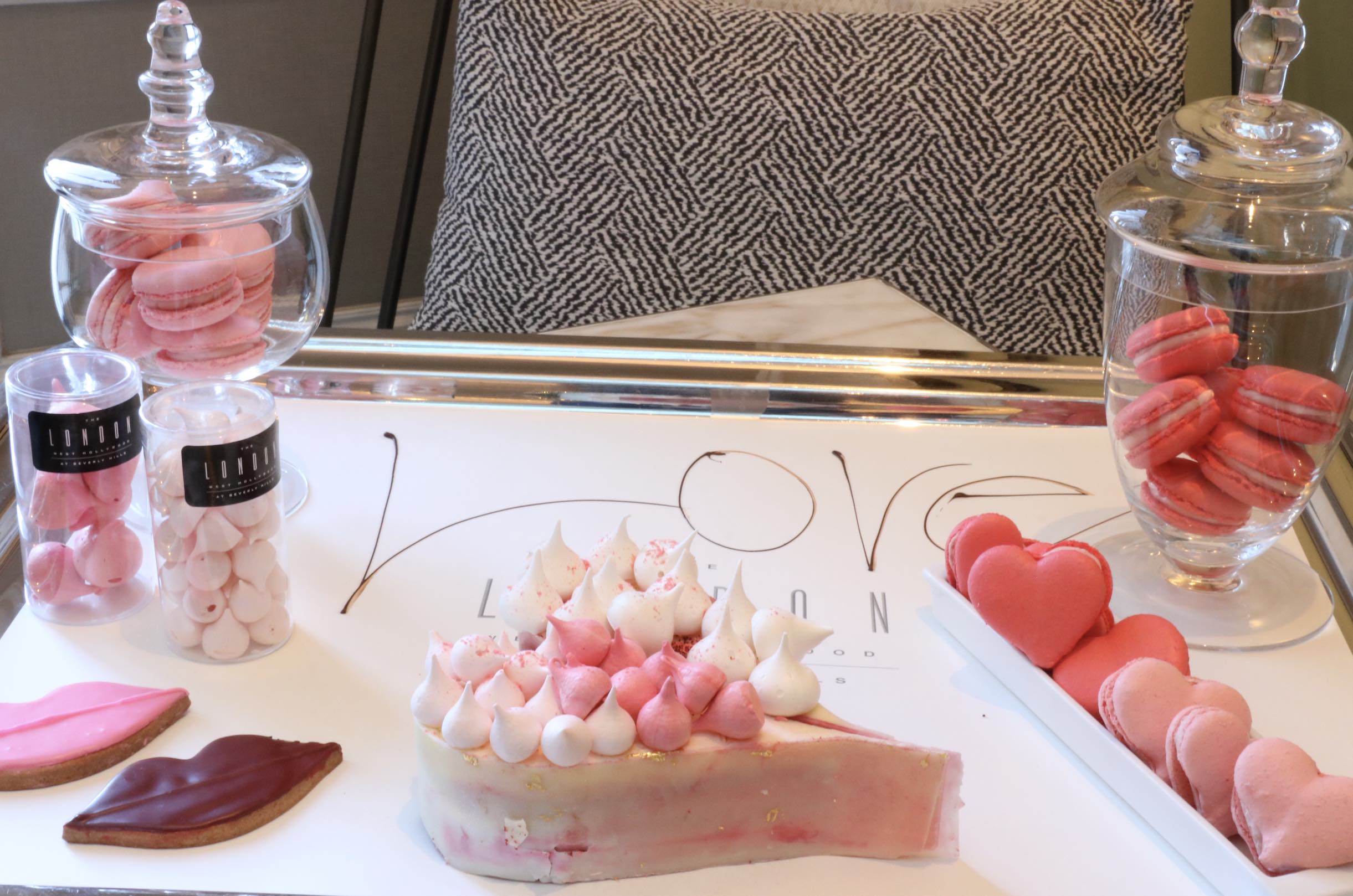 An image of the sweets served at Afternoon Tea at the London West Hollywood at Beverly Hills. 