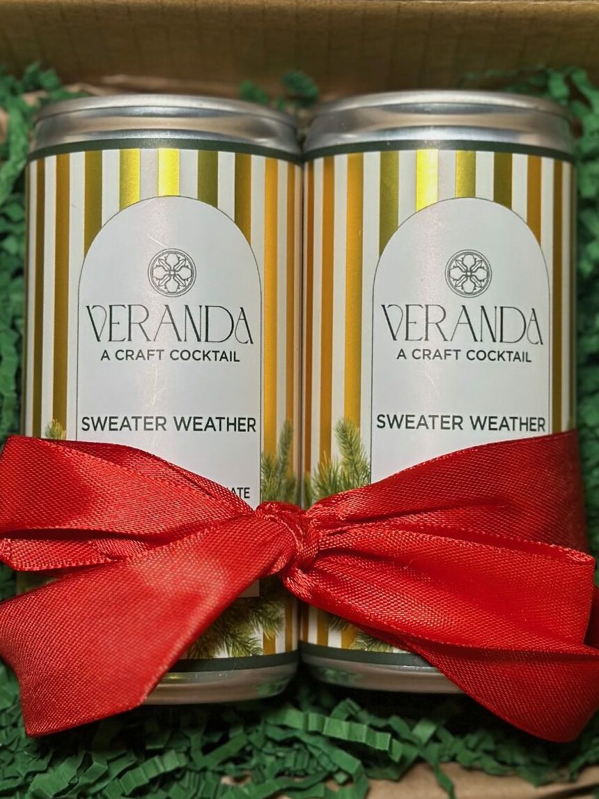 An image of the Sweater Weather canned cocktail from Veranda Cocktails.