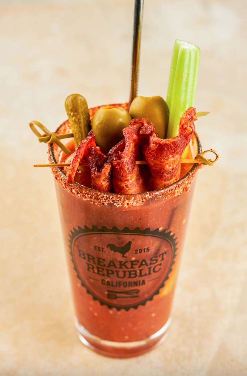 An image of a Bloody Mary from Breakfast Republic Happy Hour.