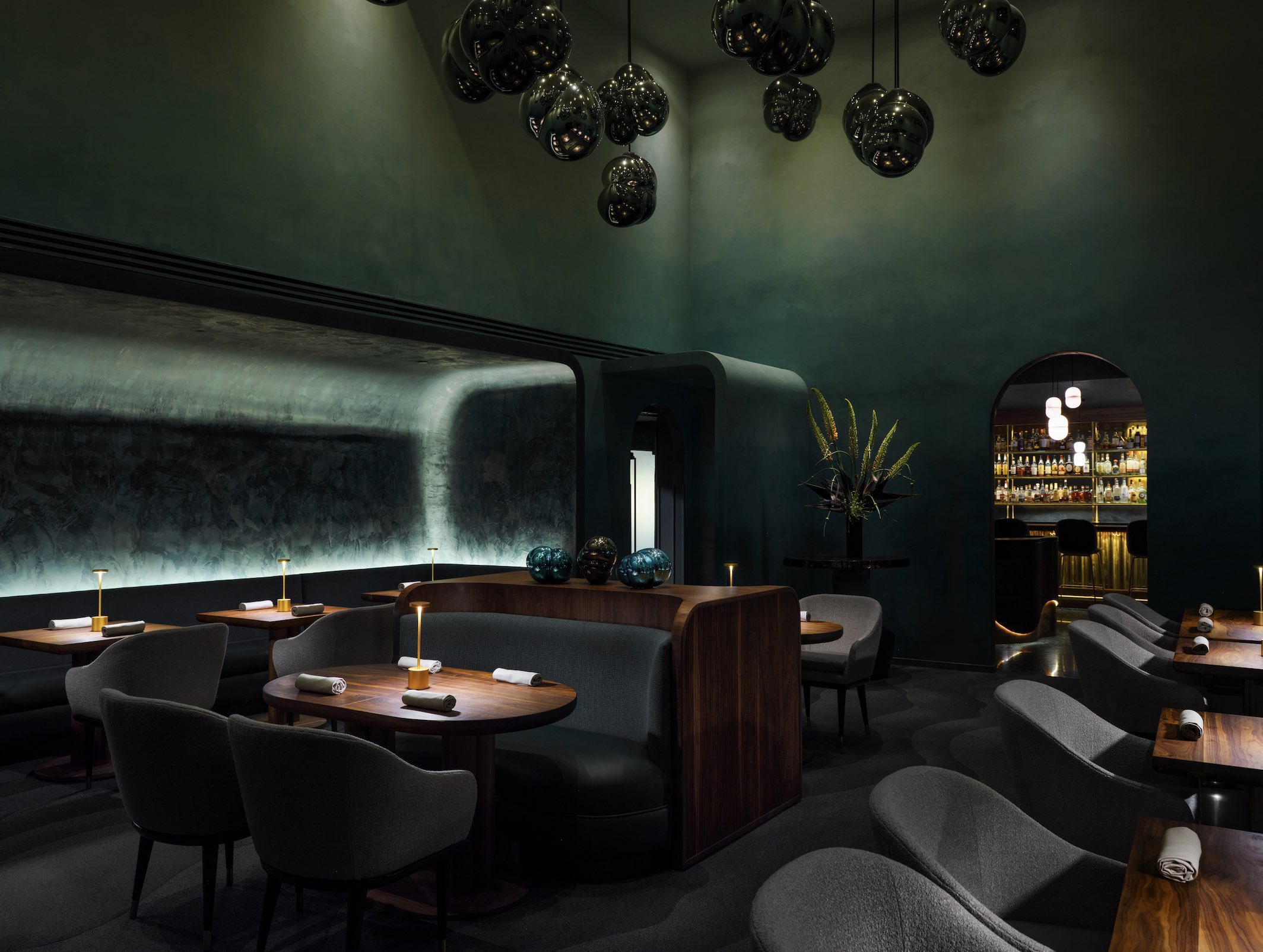 An image of the interior of Providence Restaurant in Los Angeles.