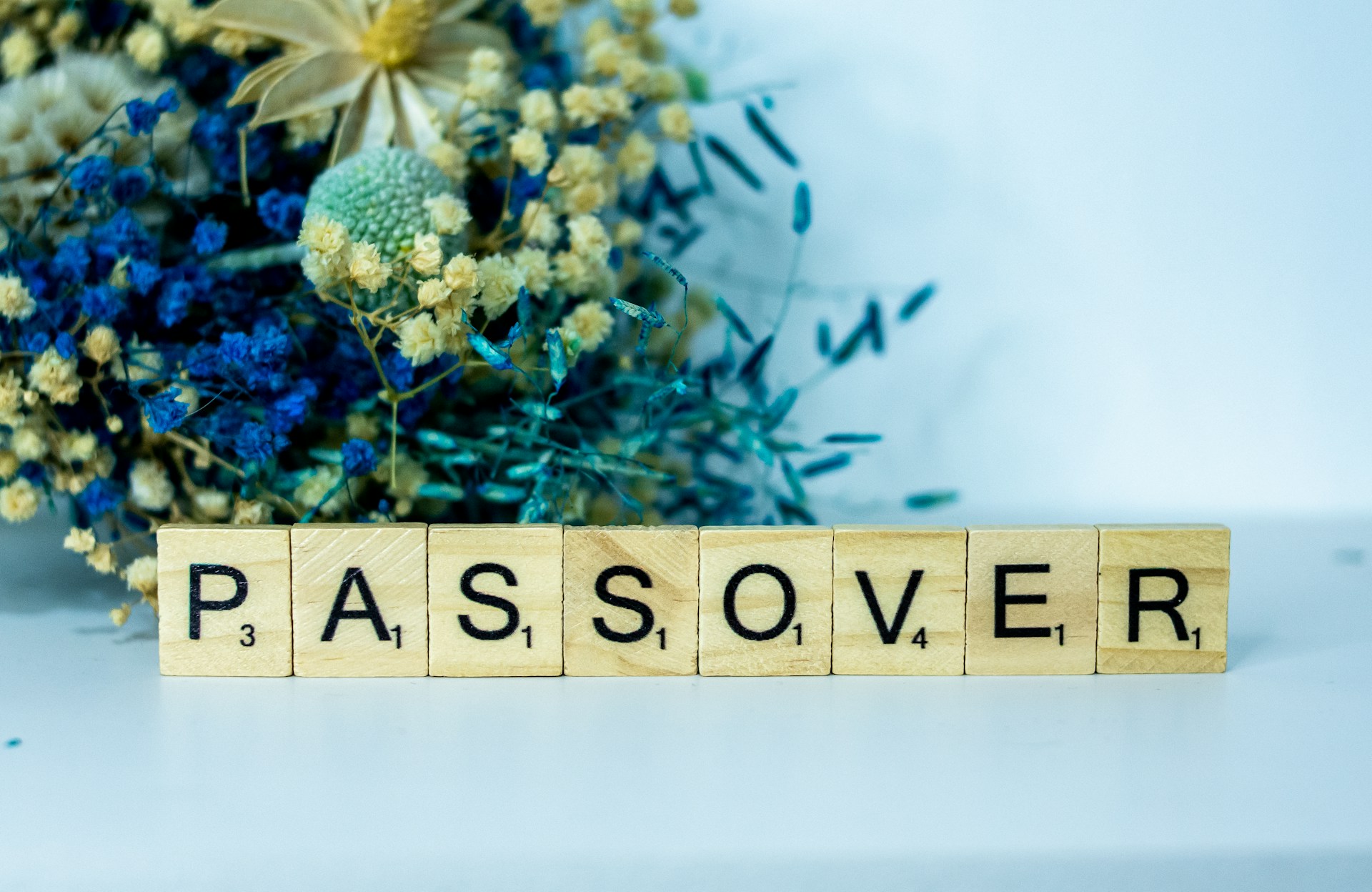 An image of a sign that sys the word 'Passover'
