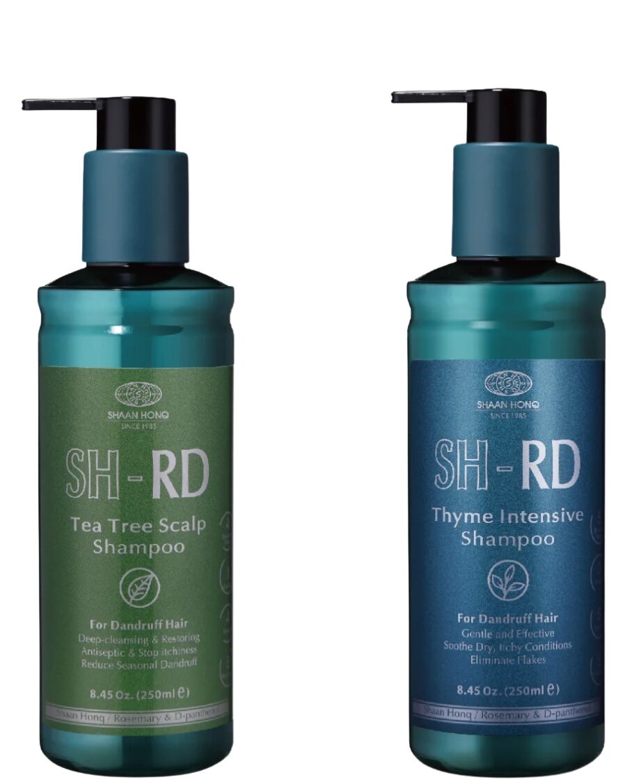 An image of the two shampoos from SH-RD, a renowned Taiwanese hair care brand.