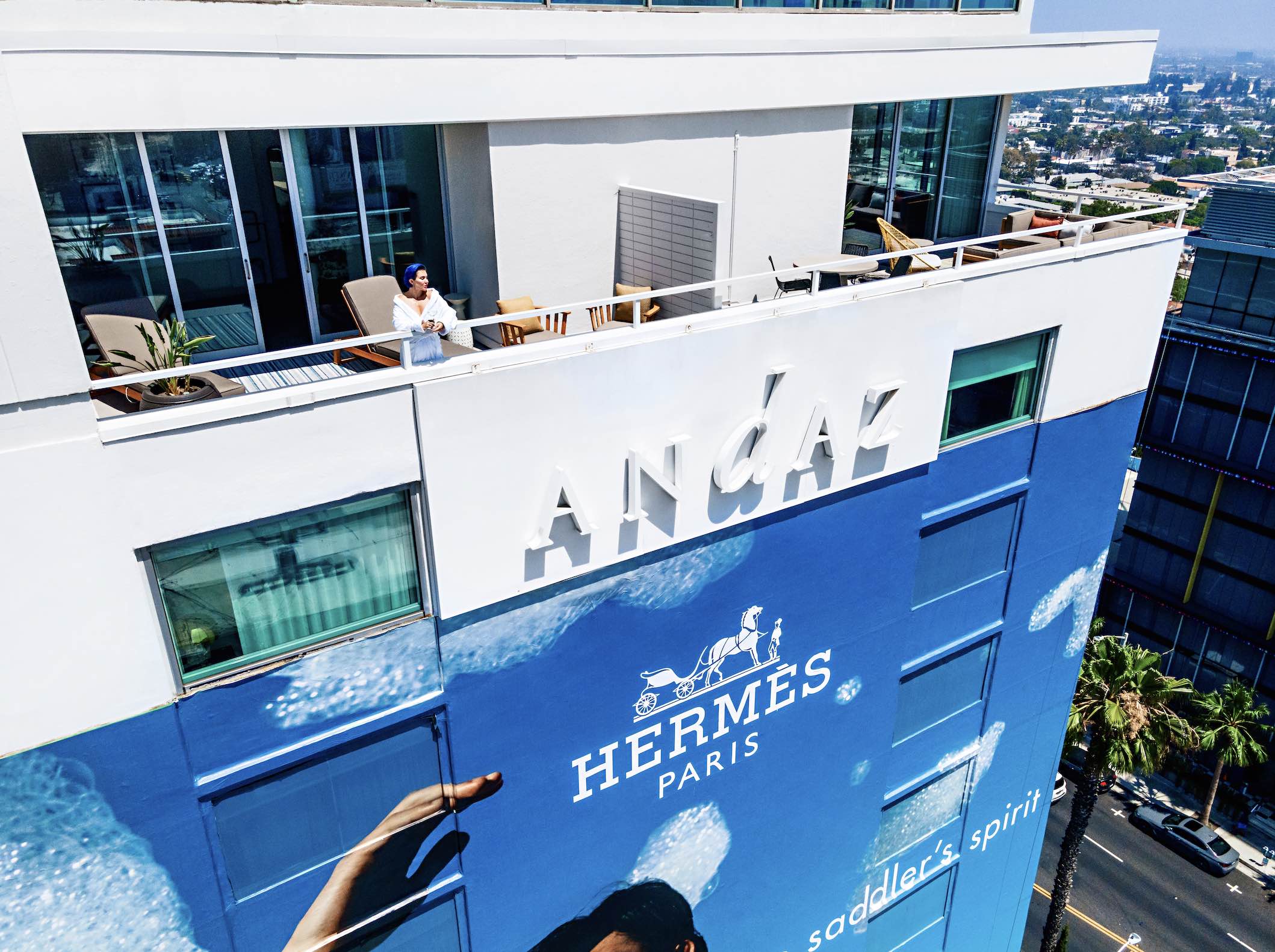 An image of he exterior of Andaz West Hollywood.