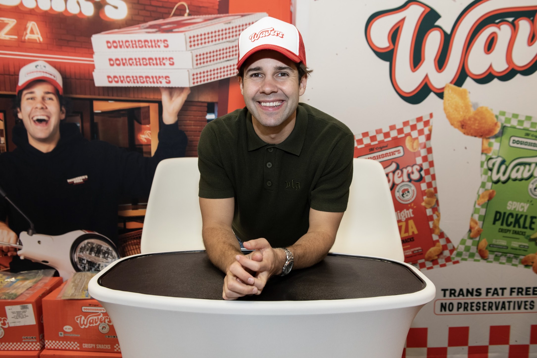 An image of David Dobrík - internet personality, YouTuber, podcaster, and vlogger