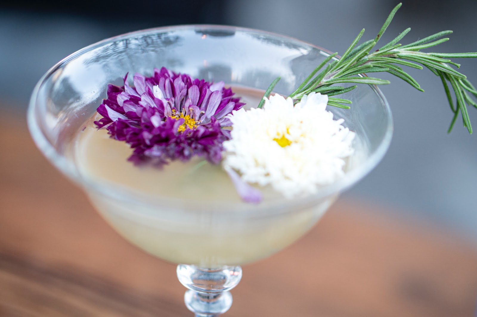 An image of a cocktail from The Culver Hotel's weekly Garden Party