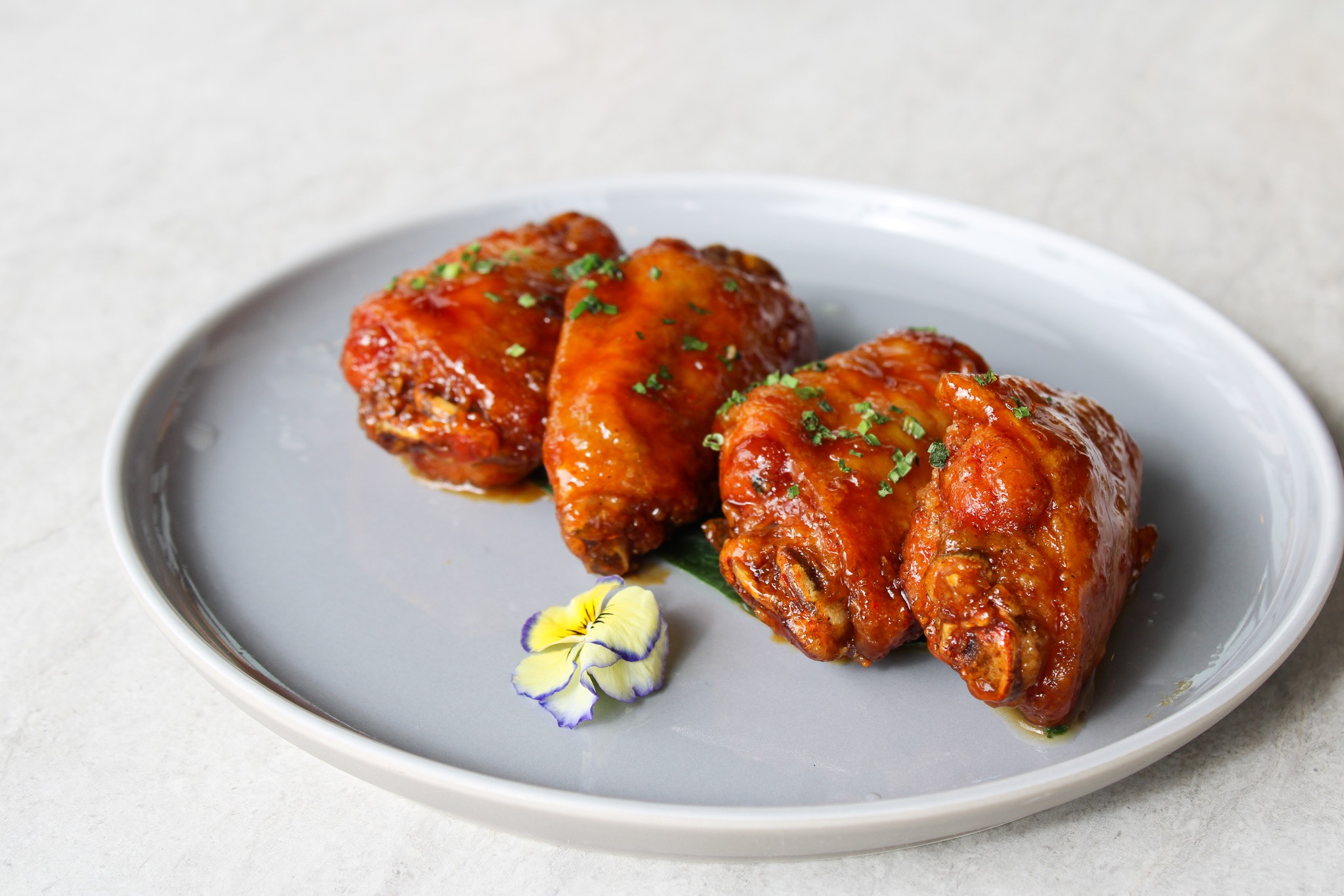 An image of the chicken wings at Sushi Roku.