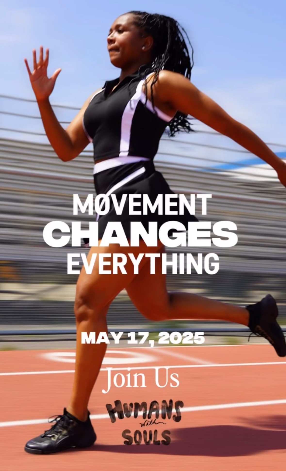 A flyer for Humans With Souls for their inaugural free 3K Walk/Run.