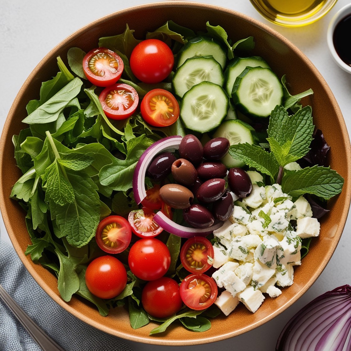 An image of the Mediterranean Goddess Bowl.