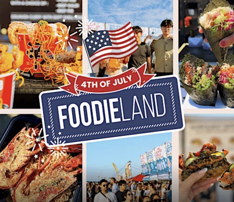 An image of the flyer for the  FoodieLand food festival.