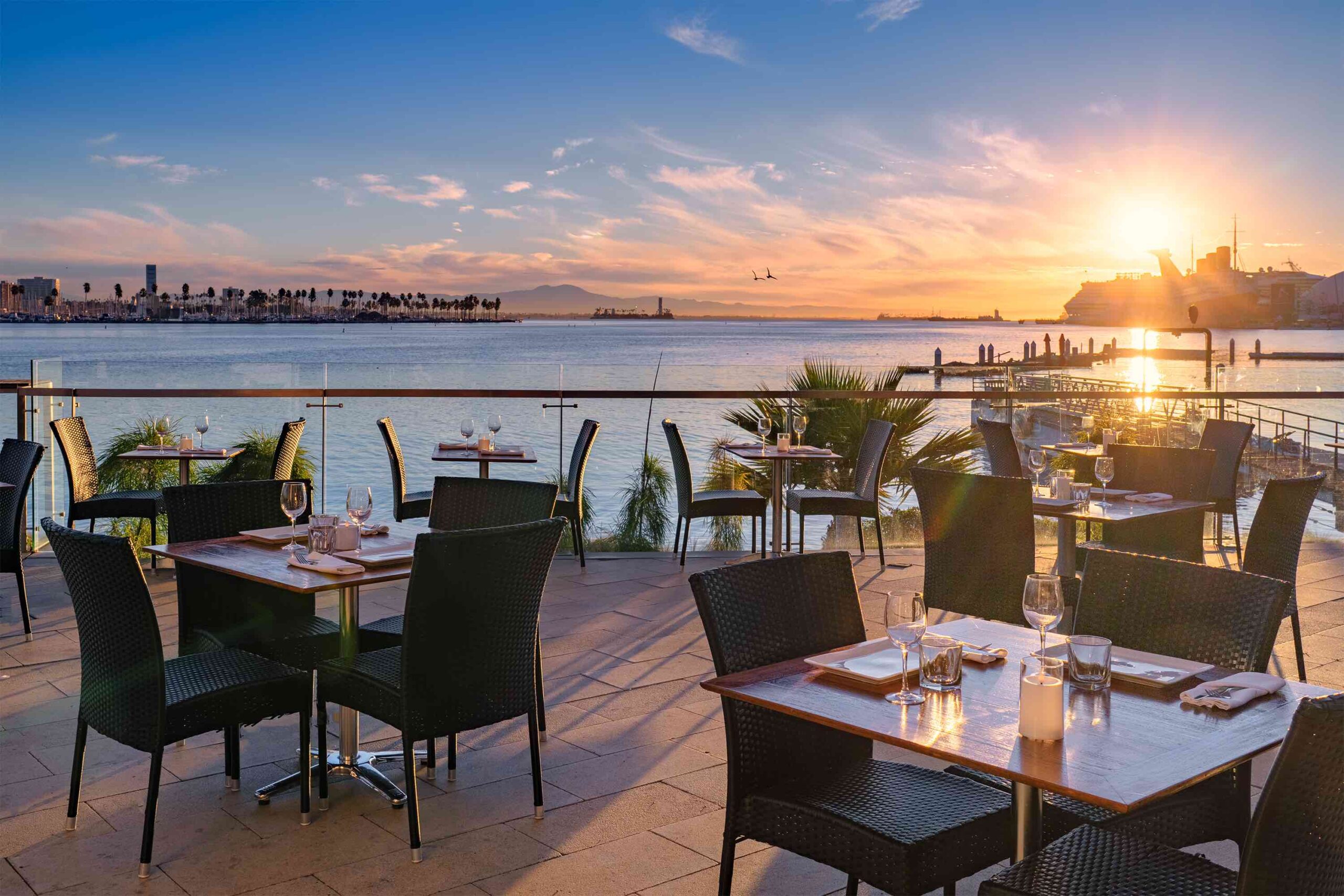 An image of the outdoor seating at Fuego.
