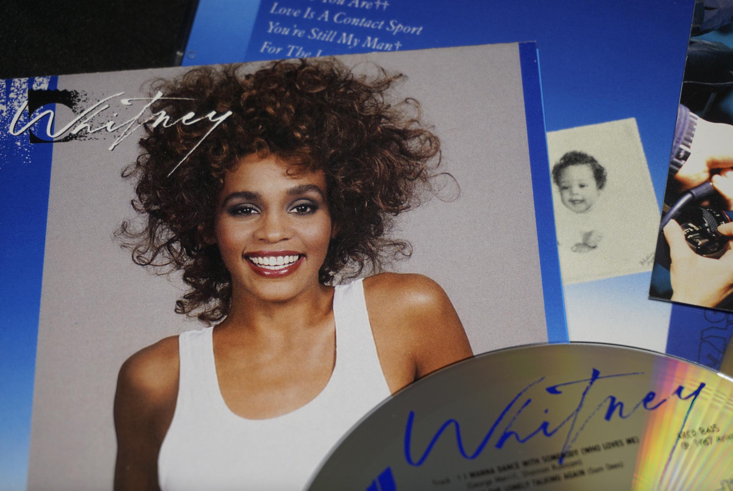 An image of a Whitney Houston Album.