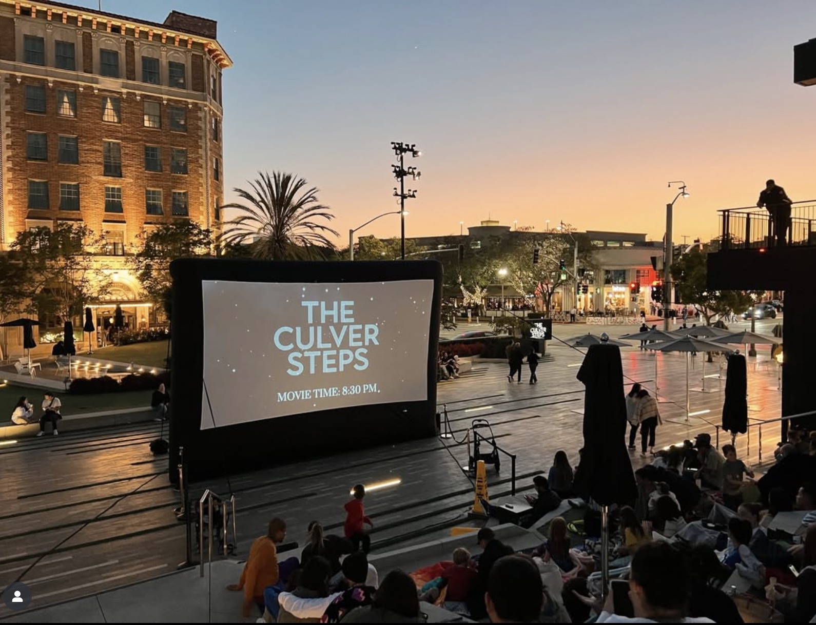 An image of the flyer for FREE Movies at The Steps.