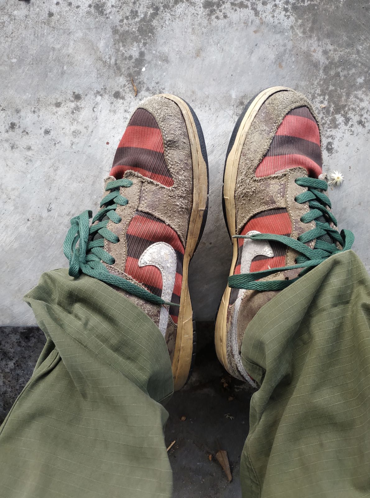 An image of the Even fashion has embraced the Freddy legacy – the popular Freddy Krueger Dunks from Nike.