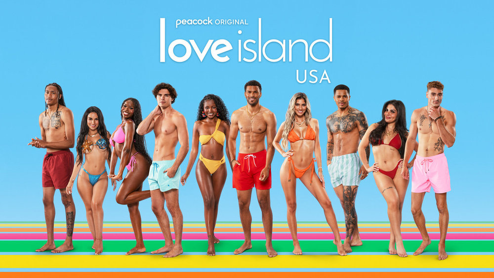 An image of the official poster for several Love Island USA season 7