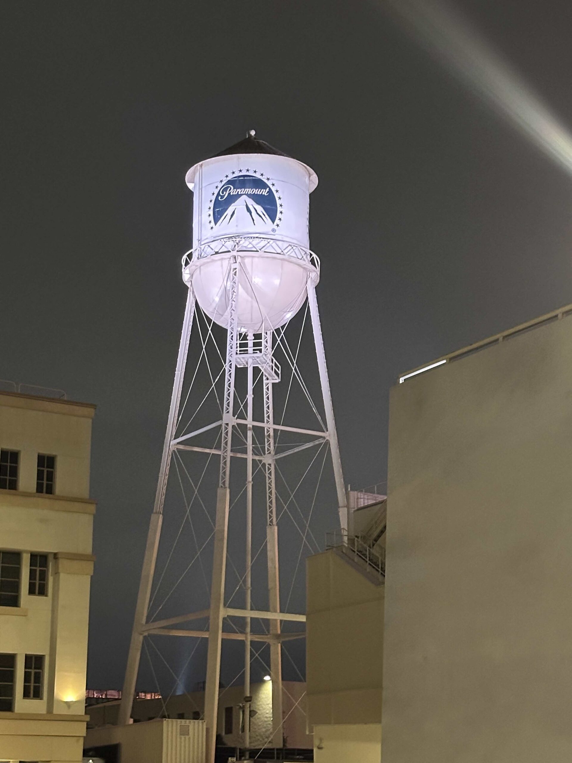 An image of the Paramount Tower at Paramount Studios.