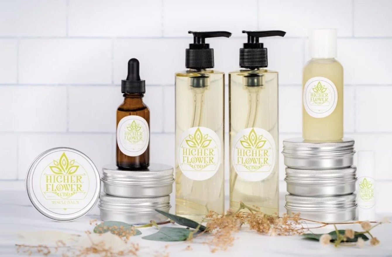 An image of Higher Flower's expanded products.