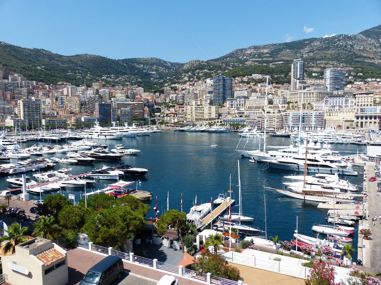 An image of superyachts in Monaco