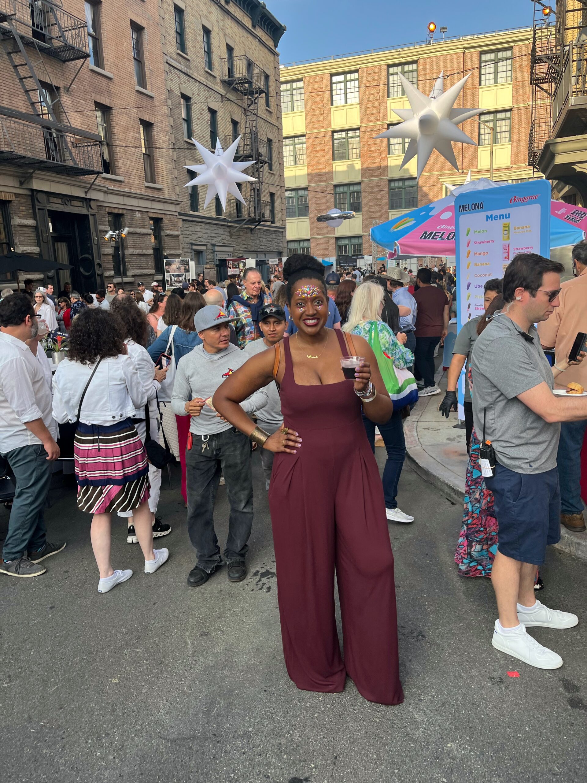 An image of lifestyle blogger Ariel at the 2024 Concern Foundation Block Party.