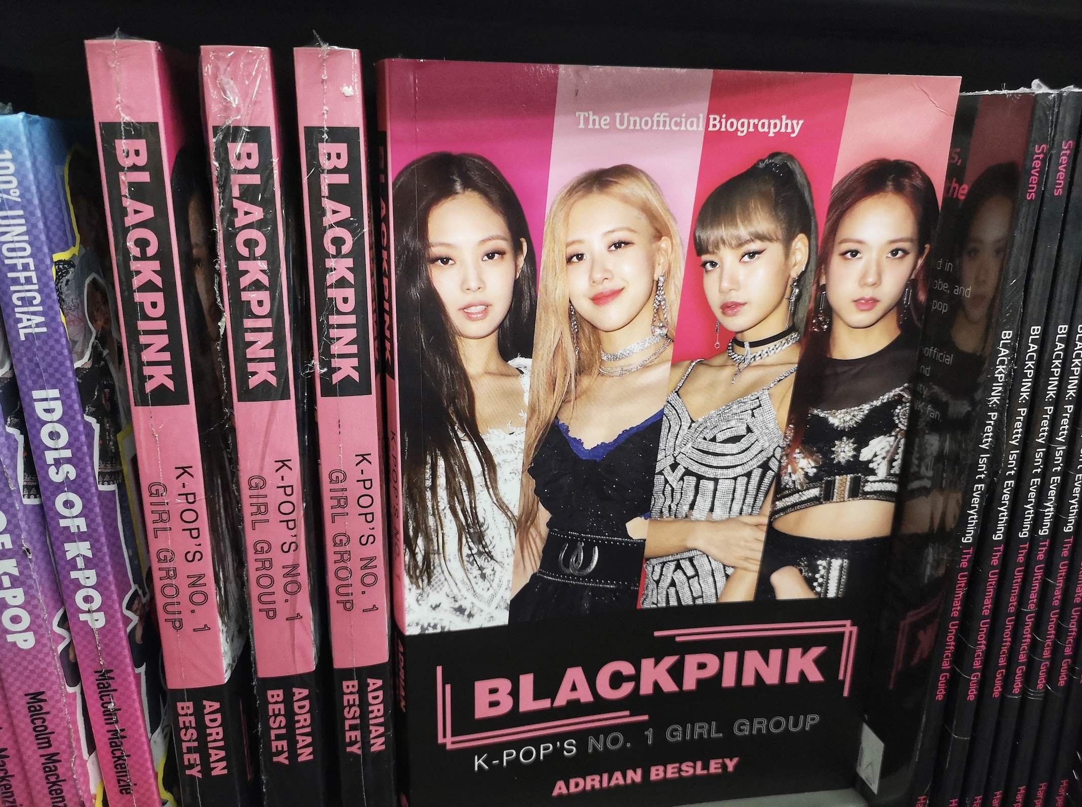 An image of BLACKPINK's book biography.
