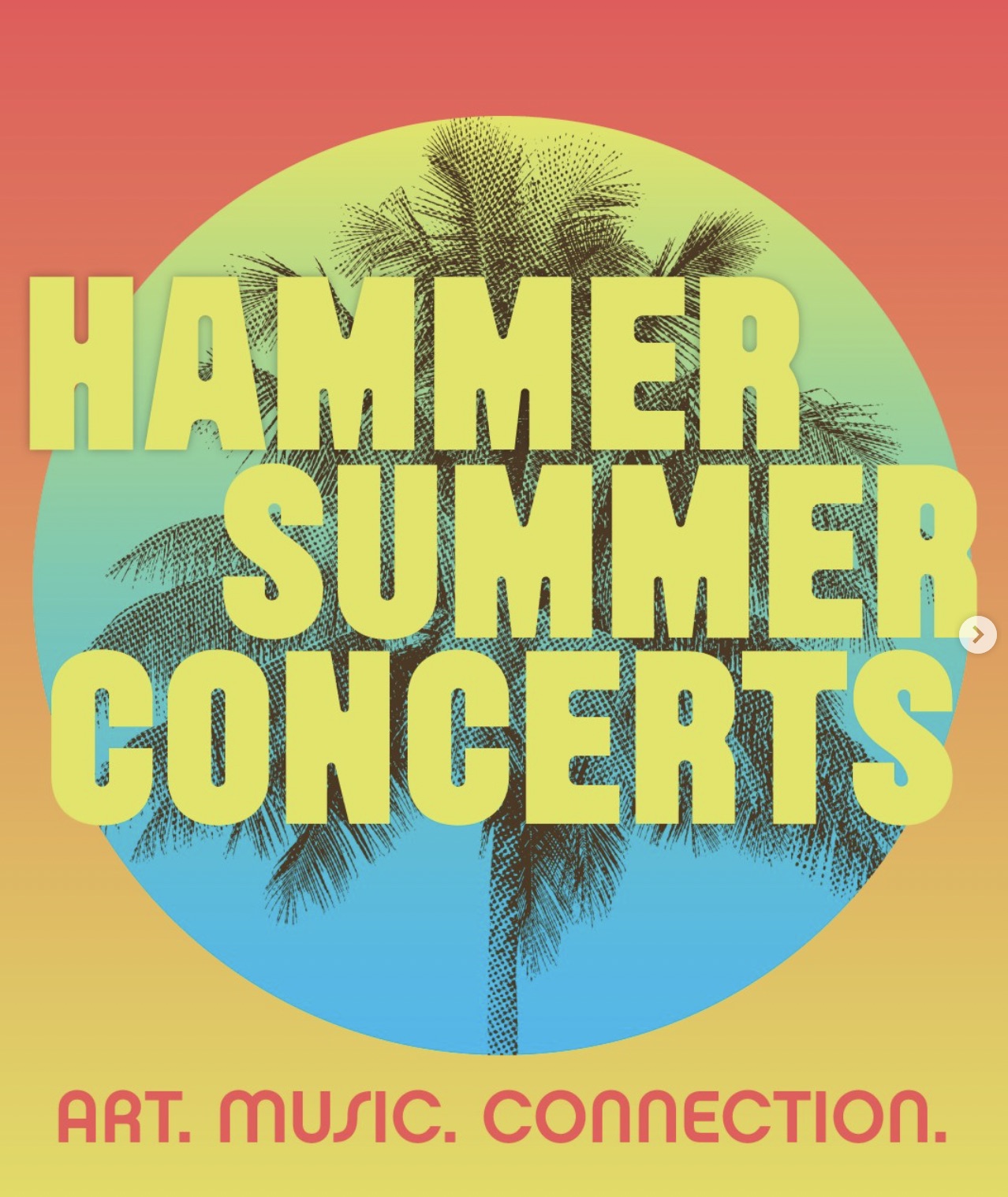 An image of the flyer for The Hammer Summer Concert Series 
