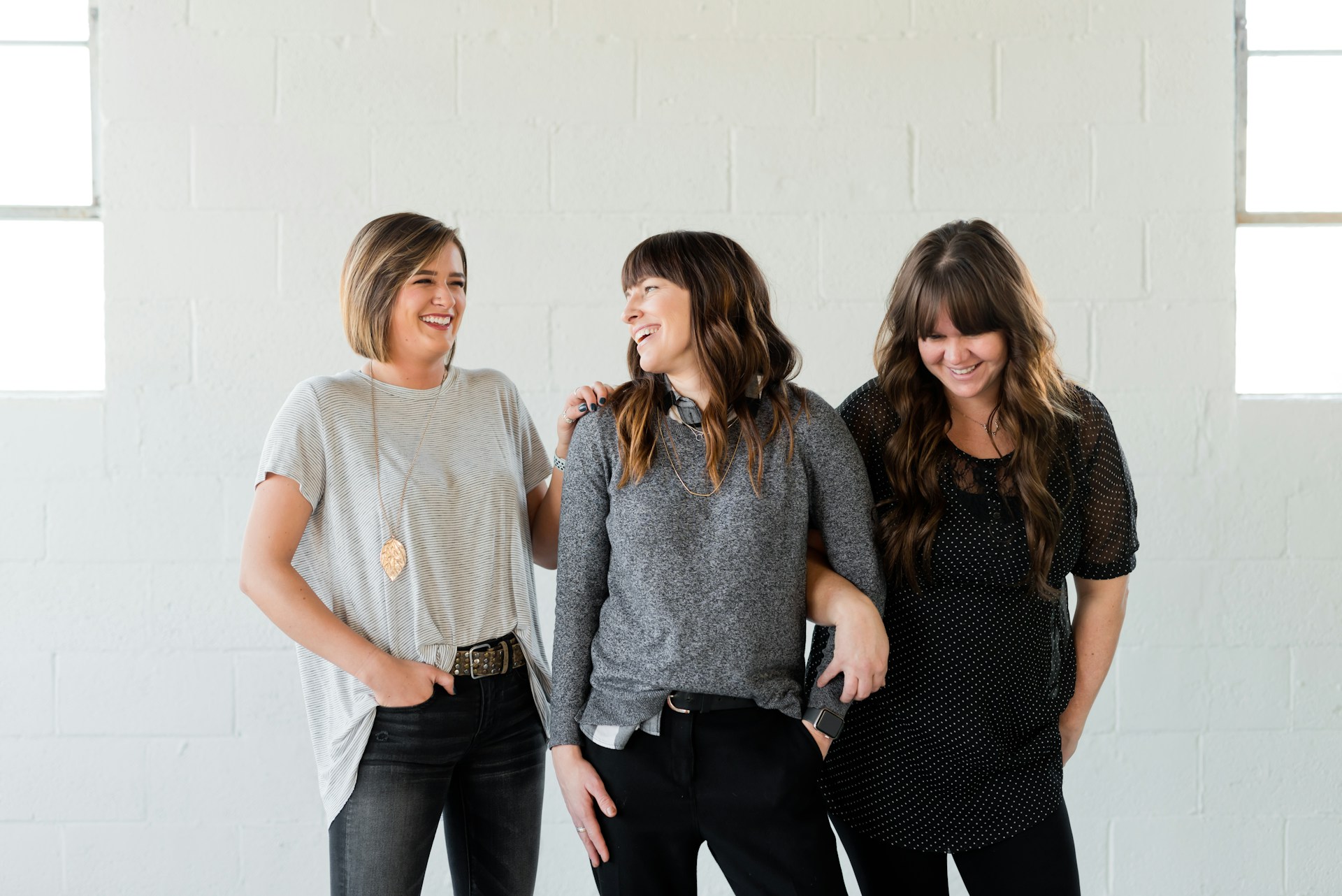 An image of 3 attractive women.