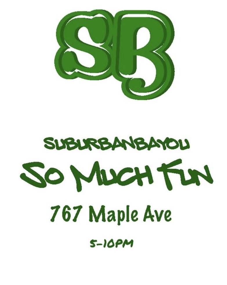 An image of the flyer for SuburbanBayou's FREE Photo Exhibition