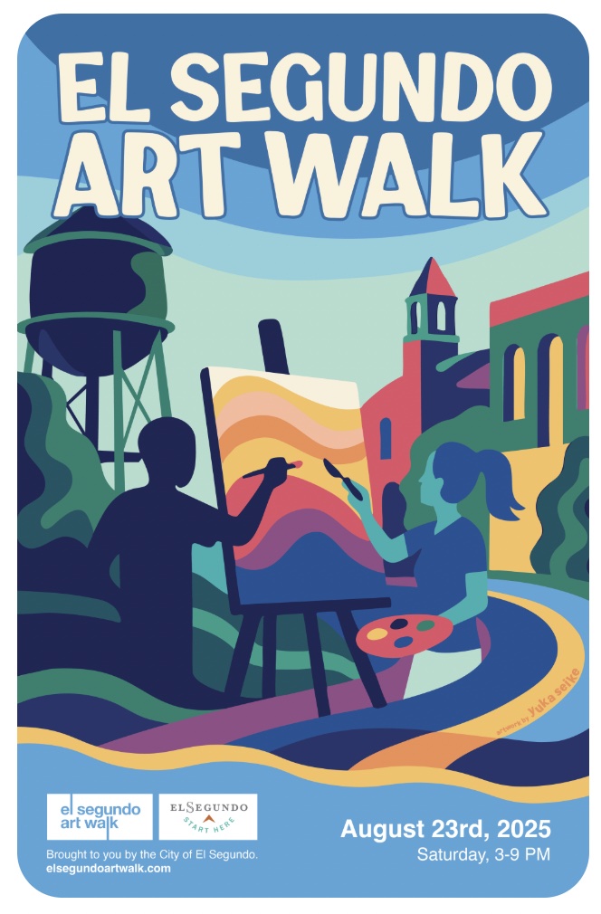 An image of the flyer for the El Segundo Art Walk.