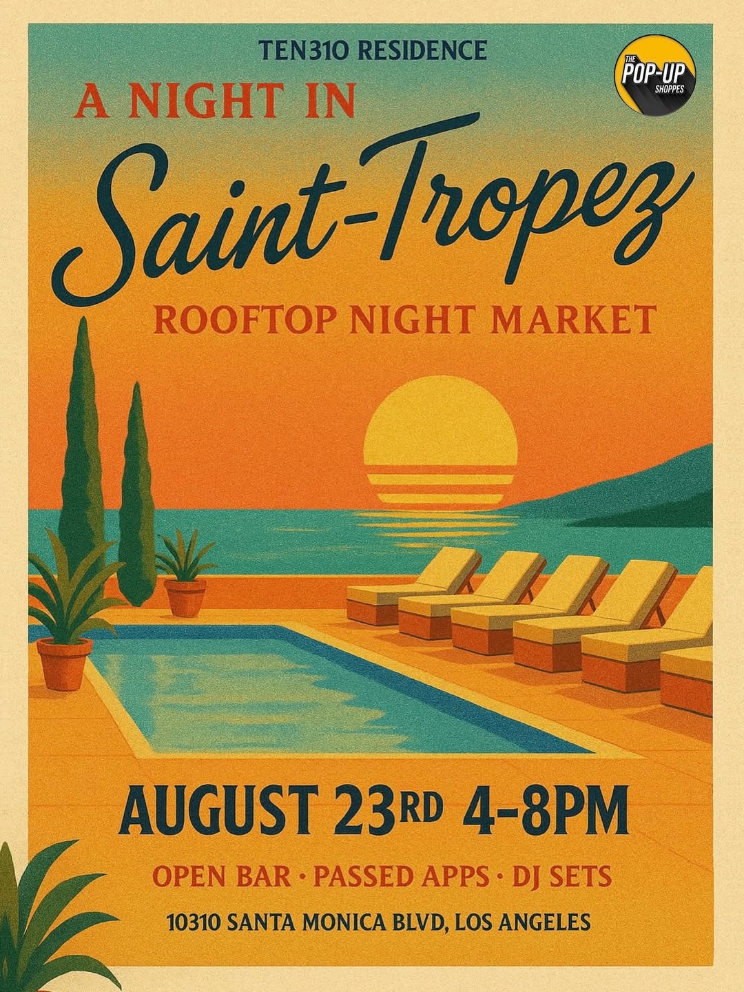 An image for the A Night in Saint-Tropez at TEN310 Residence.