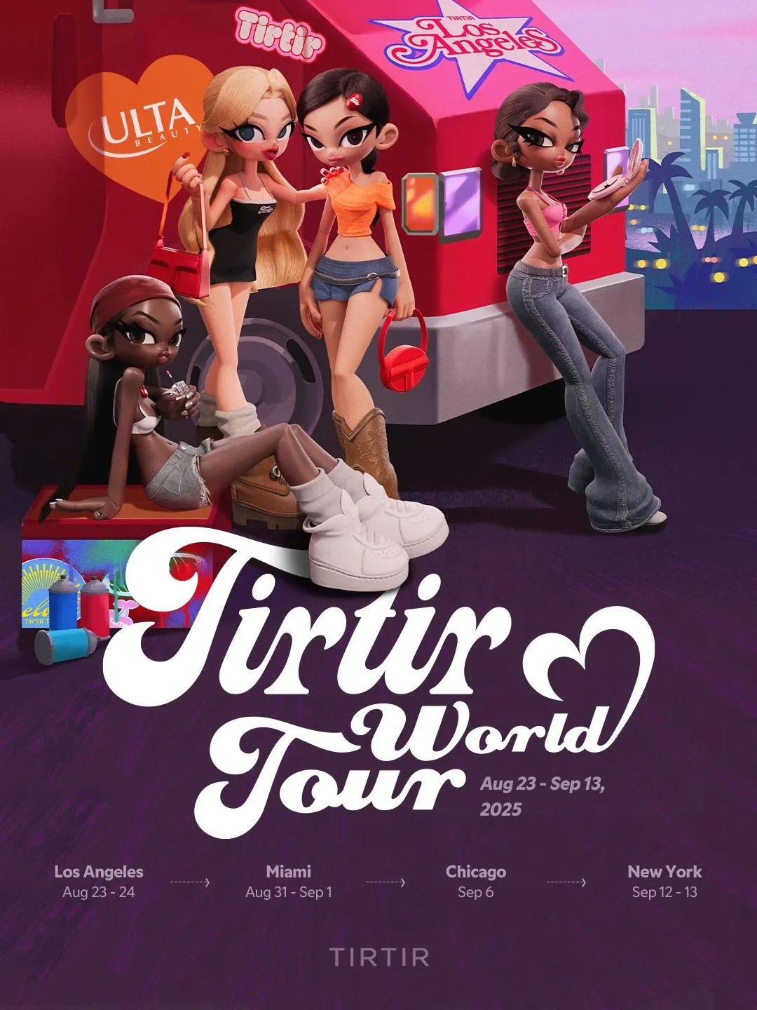 An image of the flyer for the TIRTIR pop-up.