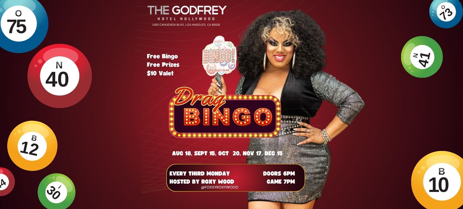 An image of the flyer for ALK's Drag Bingo.