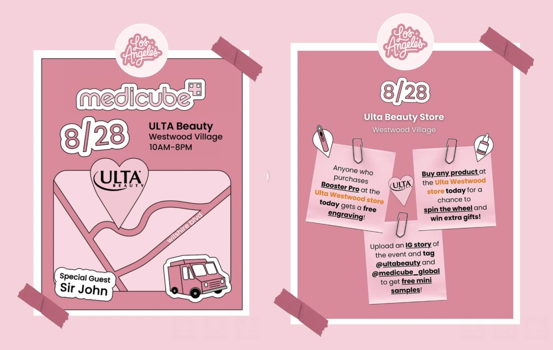 An image for the medicube takeover event.