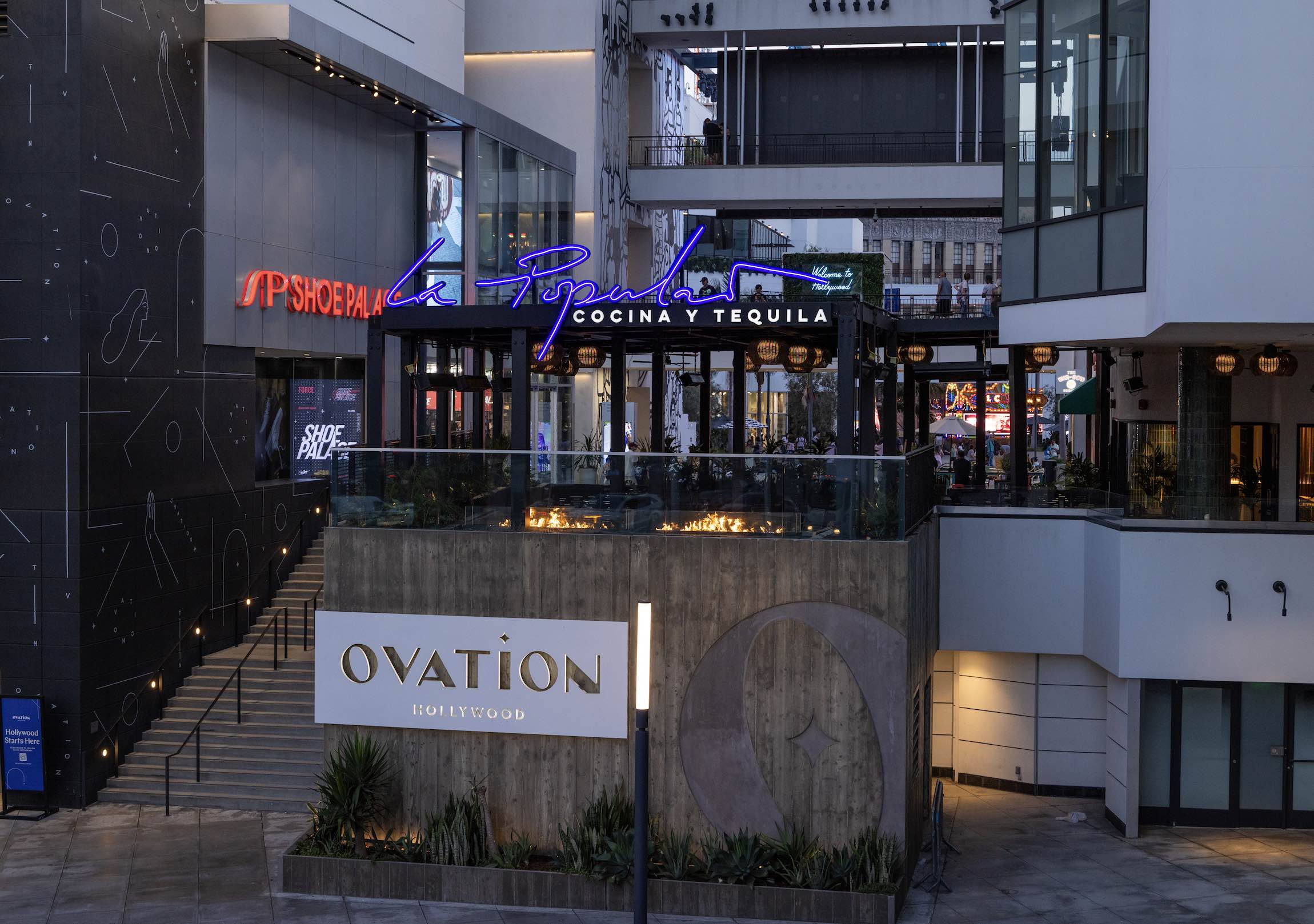 A birdseye image of the newly opened La Popular.