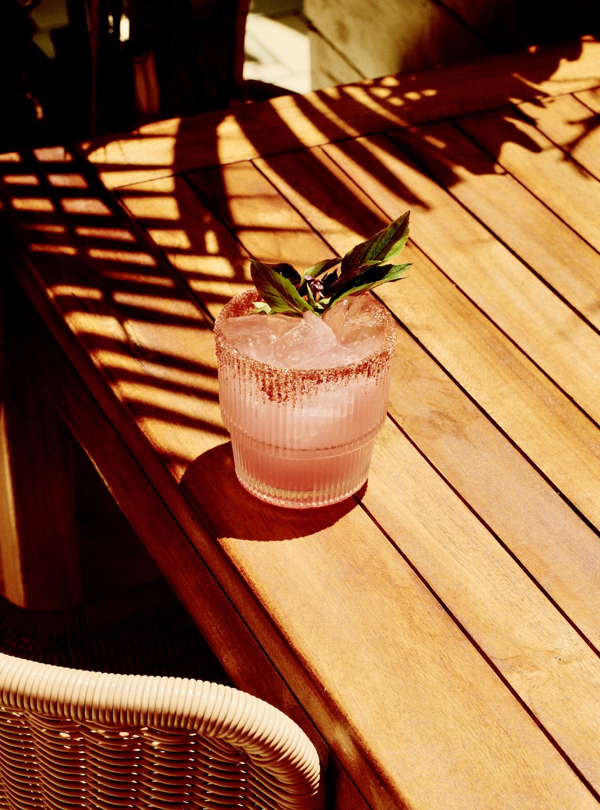An image of a cocktail at Broken Shaker.