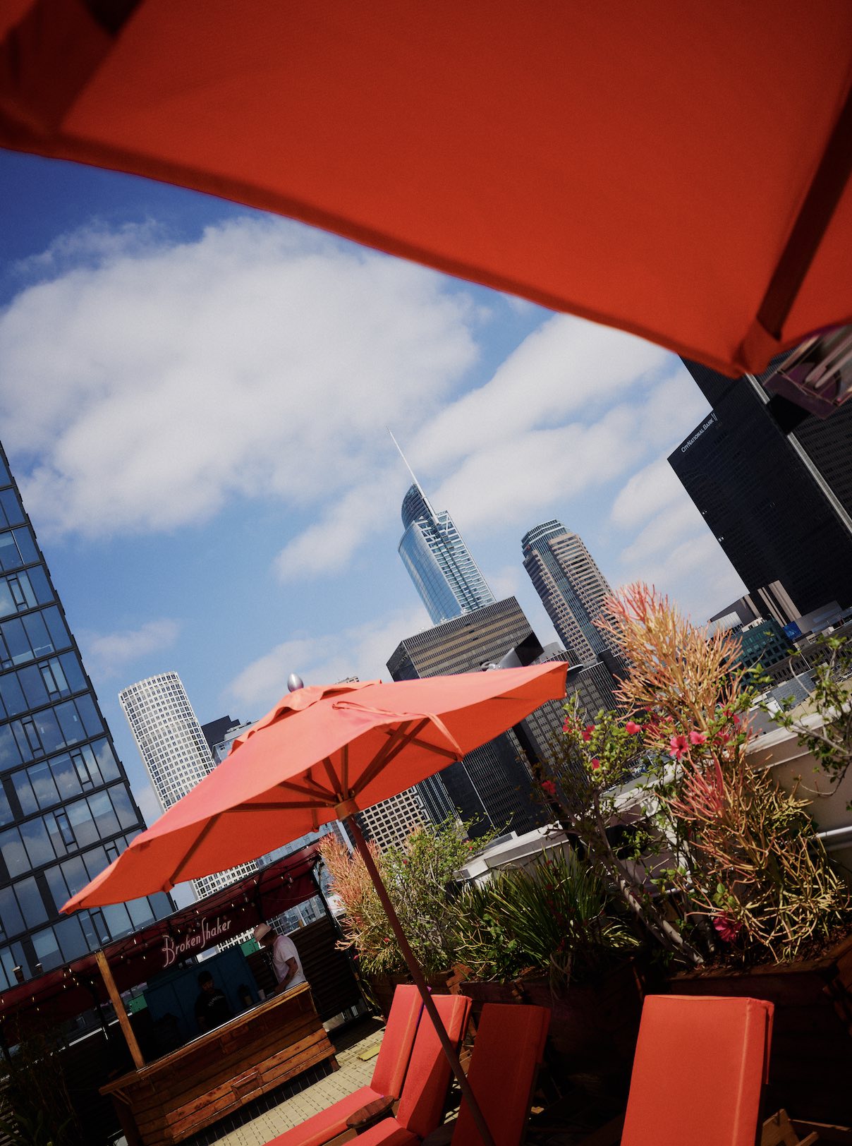 An image of the rooftop at the Freehand LA