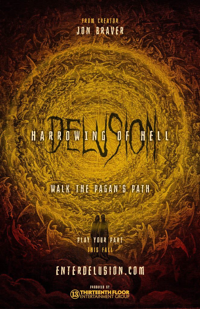 An image of the poster for Delusion: Harrowing of Hell.
