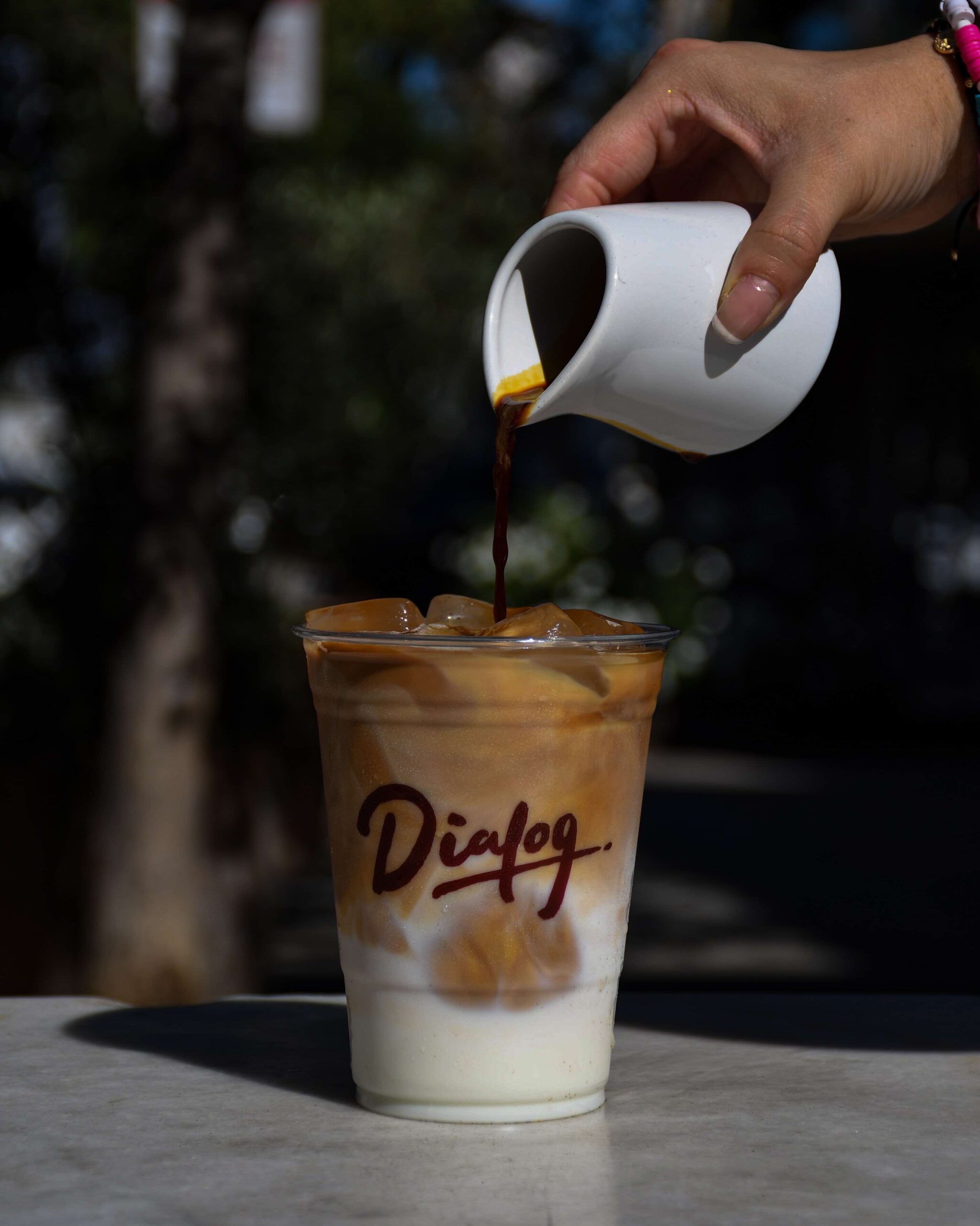 An image of the Vanilla Latte from Dialog Cafe.