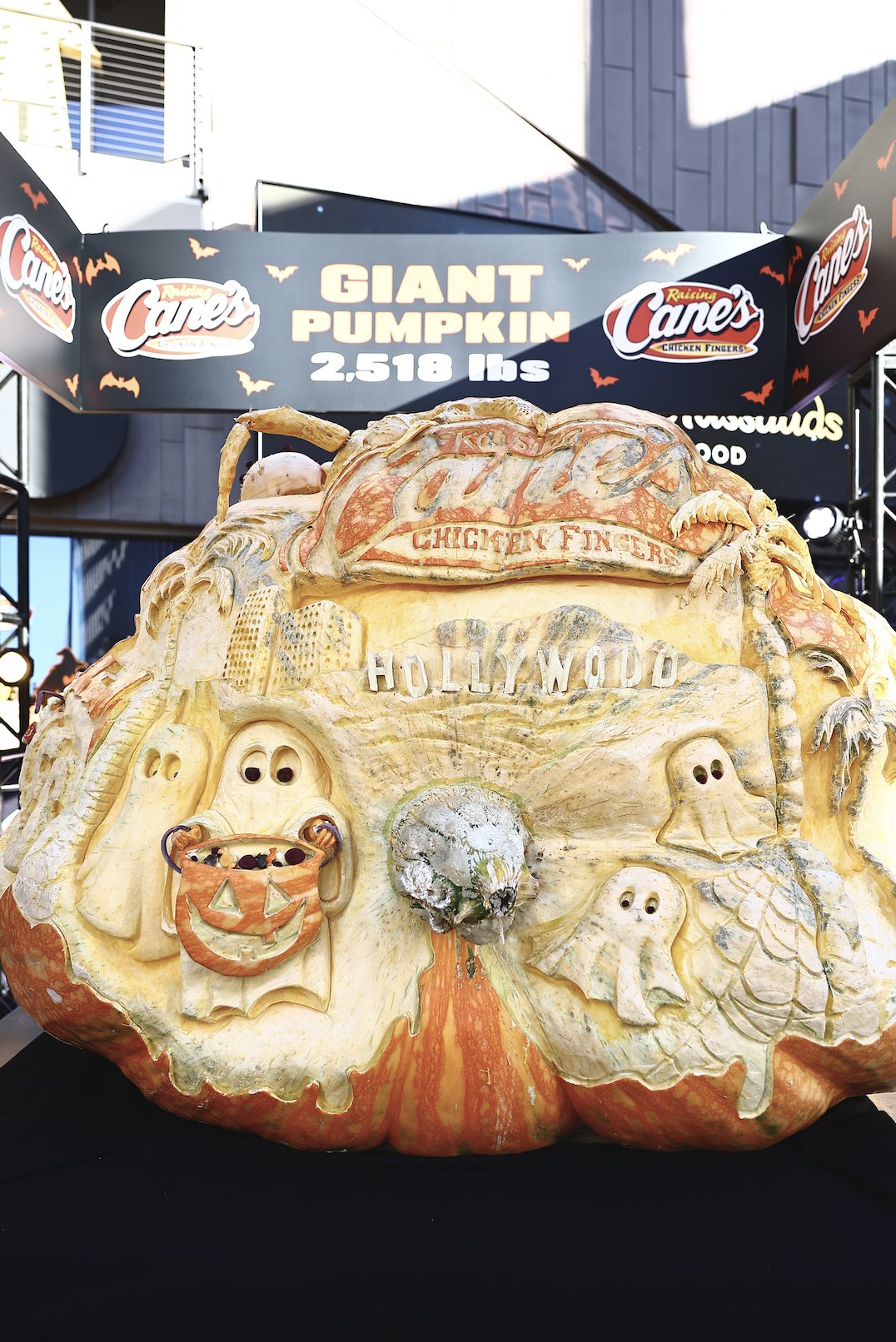 An image of Raising Cane's Giant Pumpkin.
