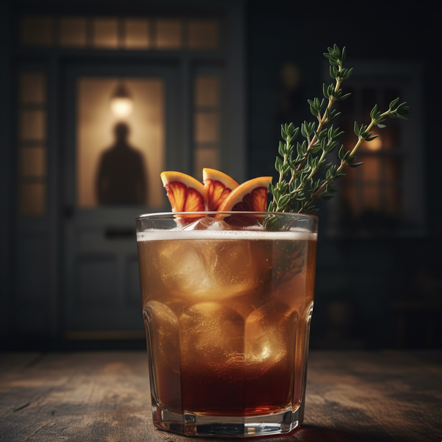 An image of the Knock Knock Halloween cocktail. 
