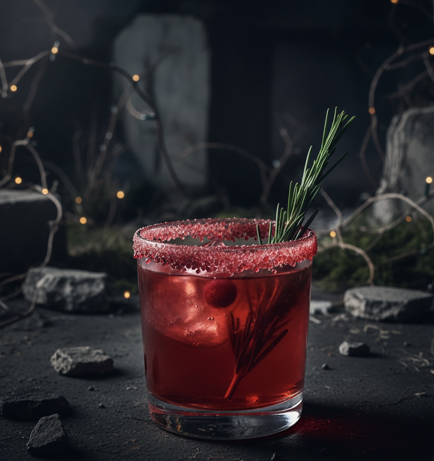 An image of The Rage Virus Halloween cocktail.