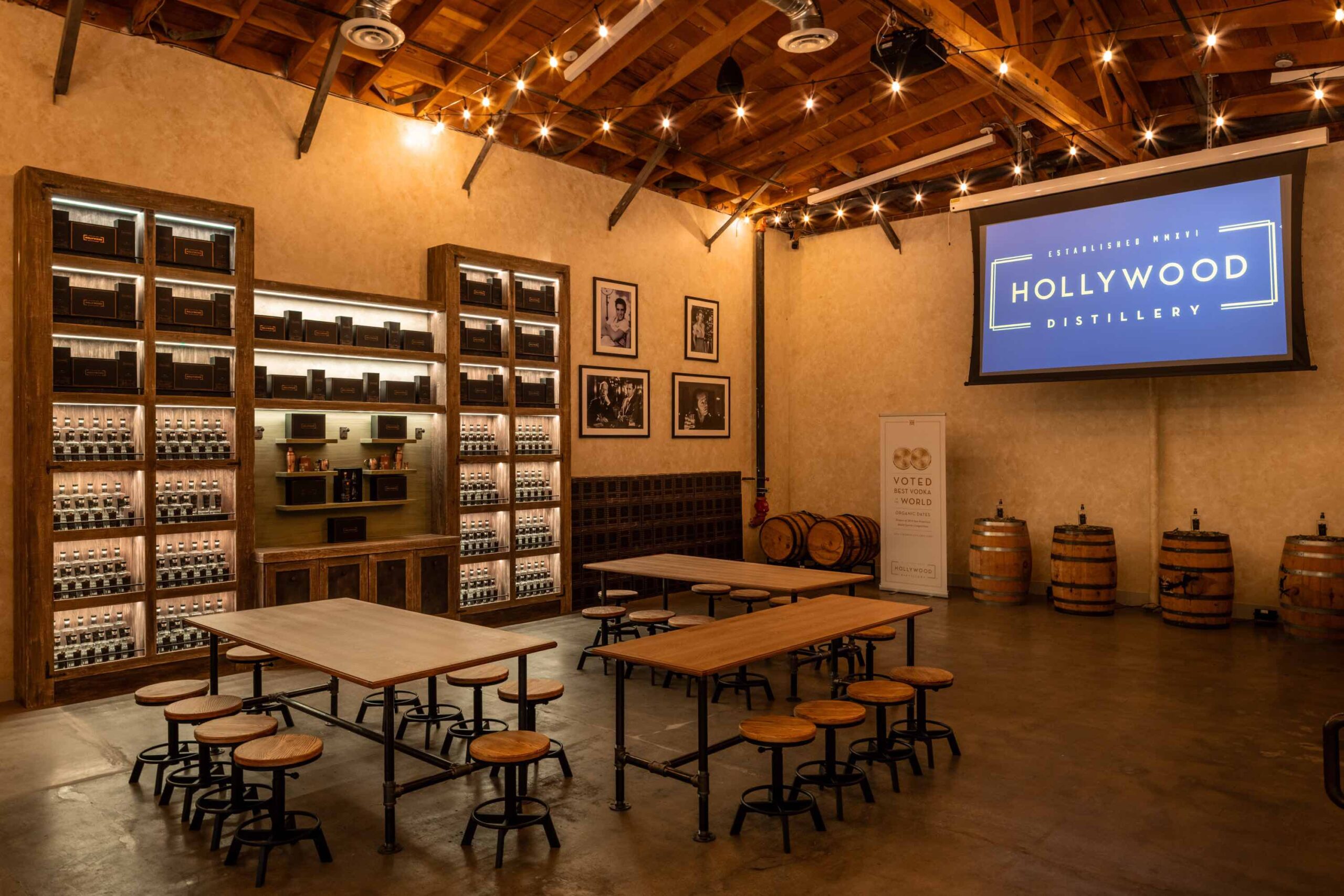 An image of the inside of the new Hollywood Distillery.
