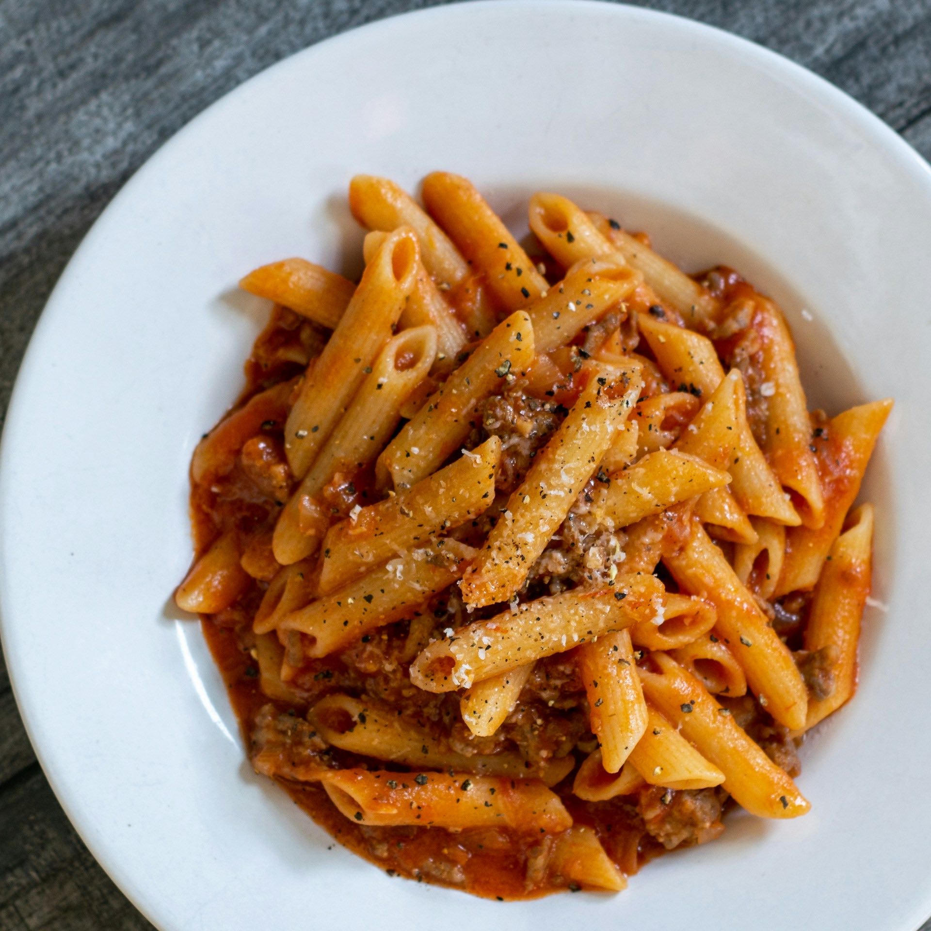 An image of a bowl of pasta.
