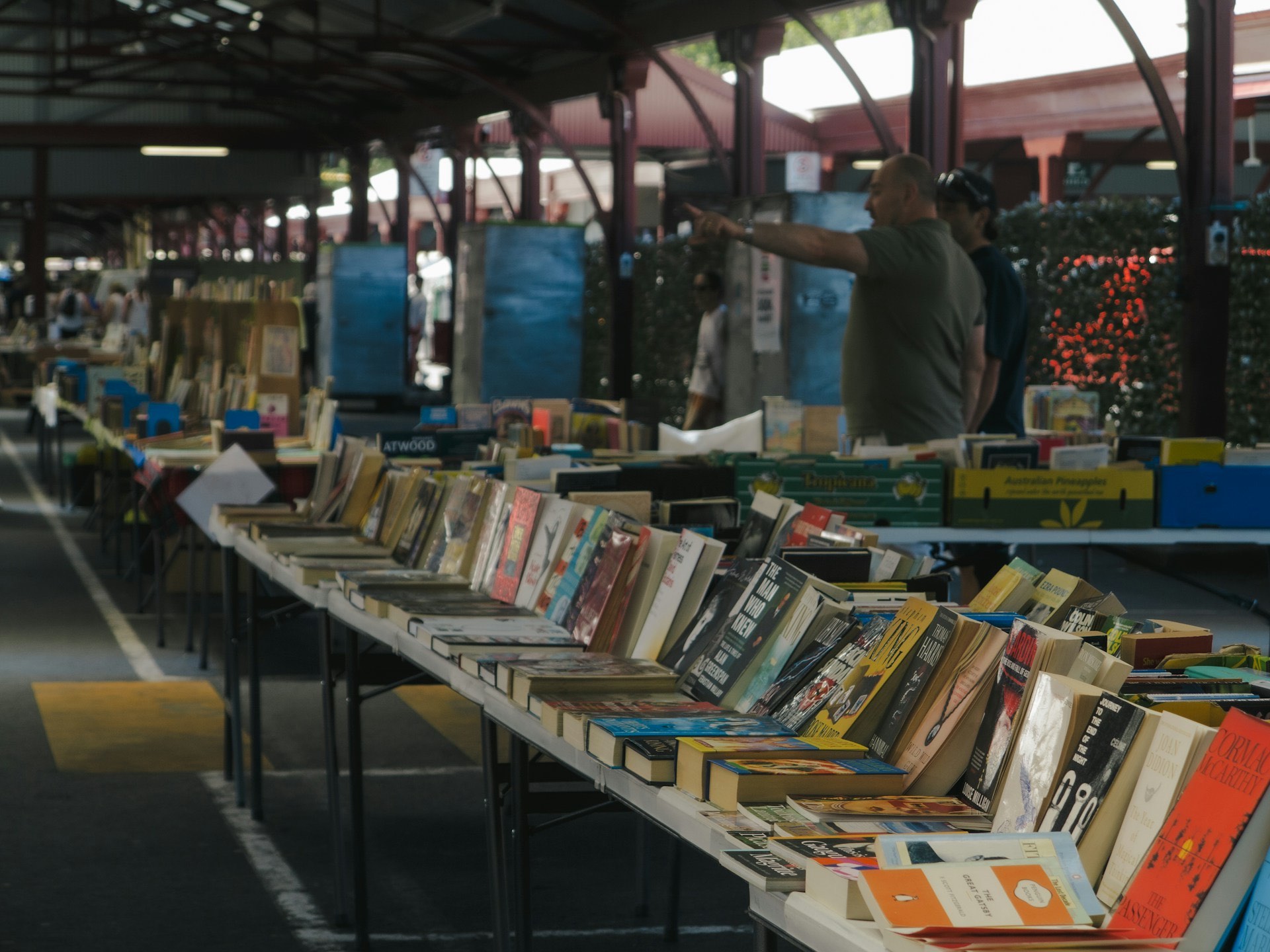 An image of a book festival.