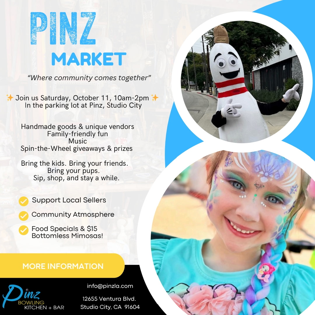 An image of the flyer for PINZ Market.