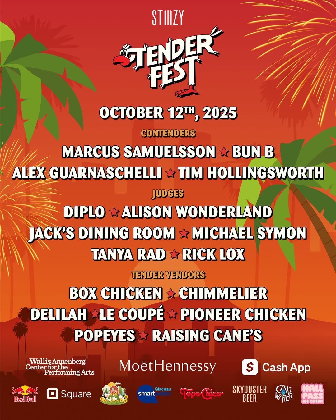 An image of the flyer for Tenderfest.