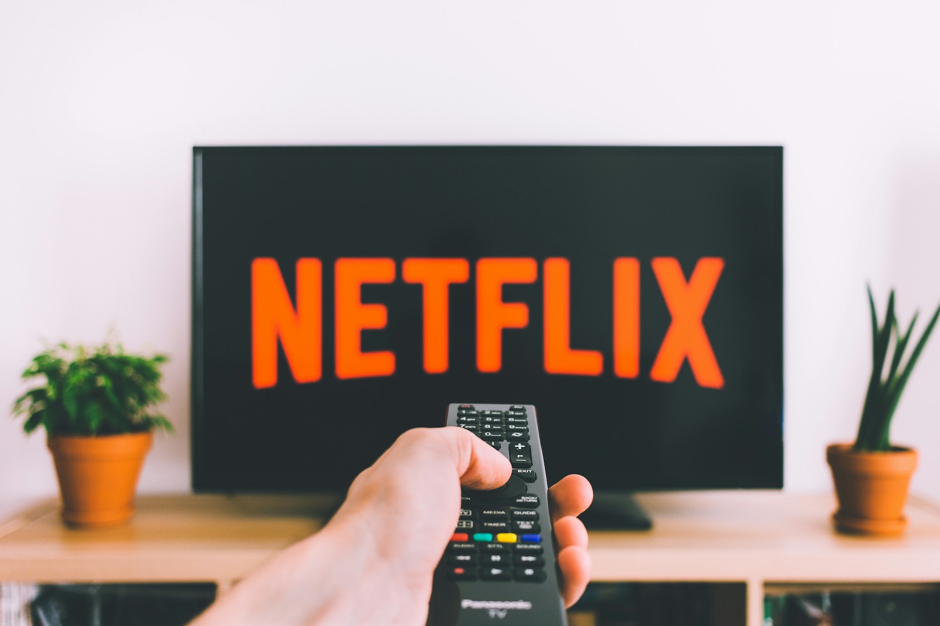 An image of someone watching Netflix.