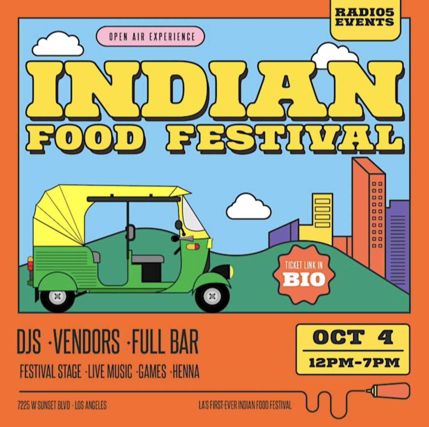 An image for the Indian Food Festival