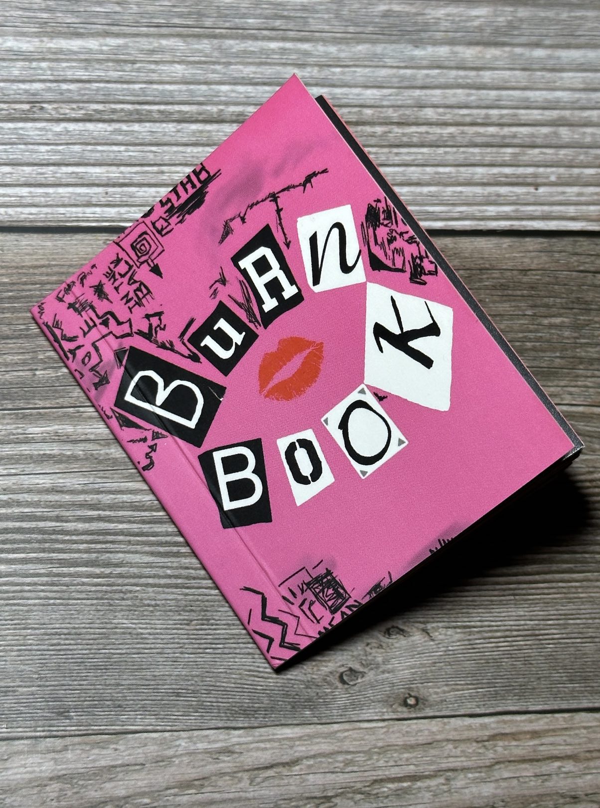 An image of the Burn Book from Mean Girls.